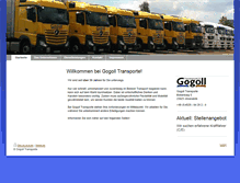 Tablet Screenshot of gogoll-transporte.com